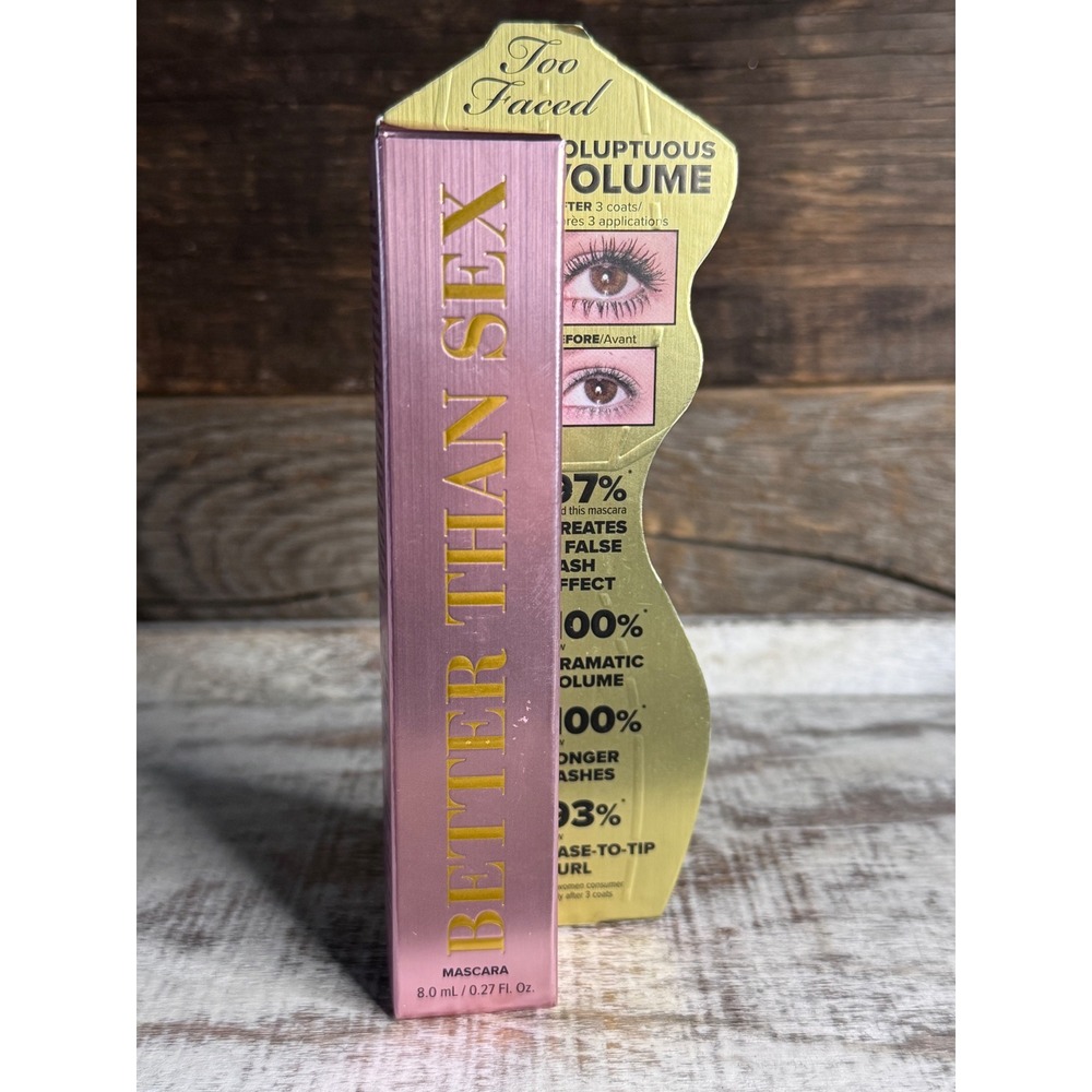 Too Faced Better Than Sex Mascara | FB1 Black | Full Size | MSRP $29‎